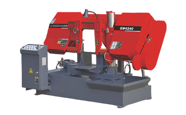 南区街道GW4240双柱卧式带锯床